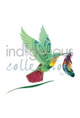 Green Hummingbird by Richard Shorty Framed