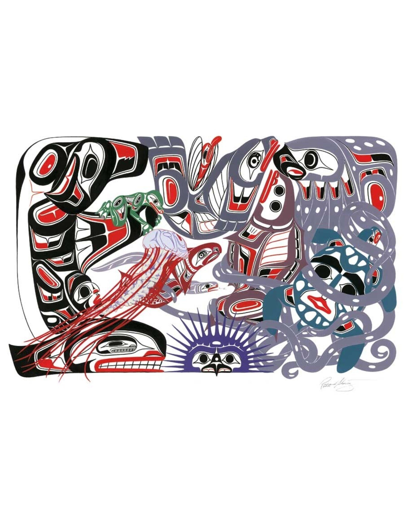 Oceanic by Richard Shorty Framed