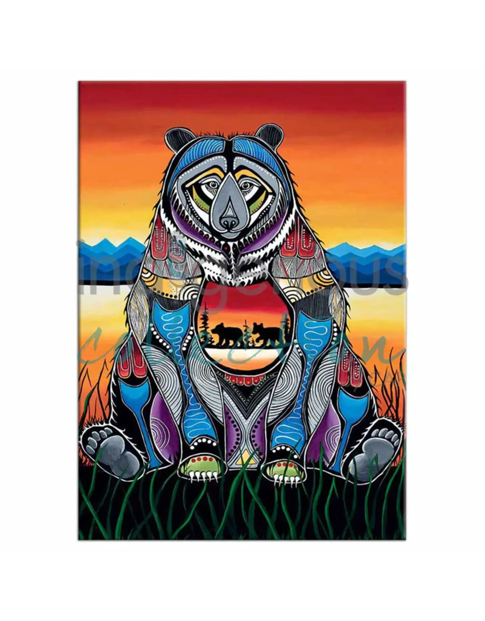 Bear - Mukwa by Jessica Somers Framed