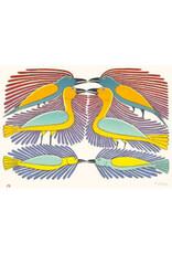 Mirrored Image par Kenojuak Ashevak Encadré