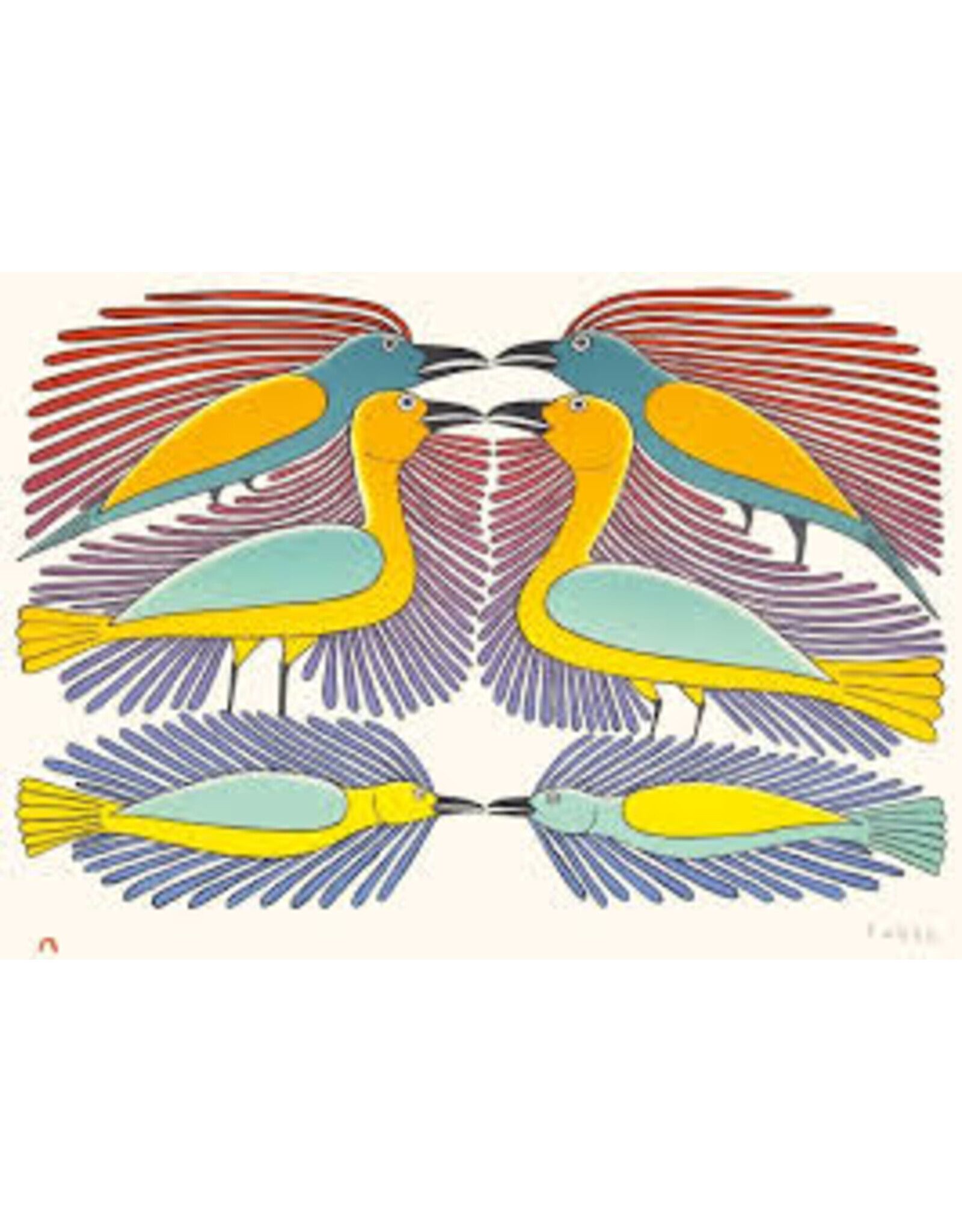 Mirrored Image  by Kenojuak Ashevak Framed