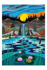 Hilltop Paradise par Shelley Davies Encadré