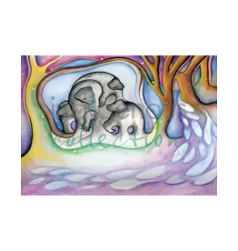 Inner Memories by Nathalie Coutou Framed