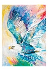 Eagle of Many Colours by Carla Joseph Framed