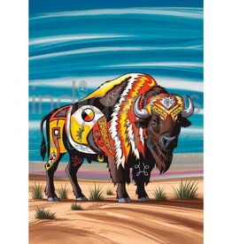 Spirit Bison by Stephanie White Framed