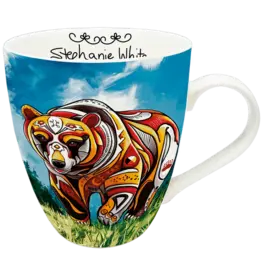 Spirit Bear by Stephanie White Mug