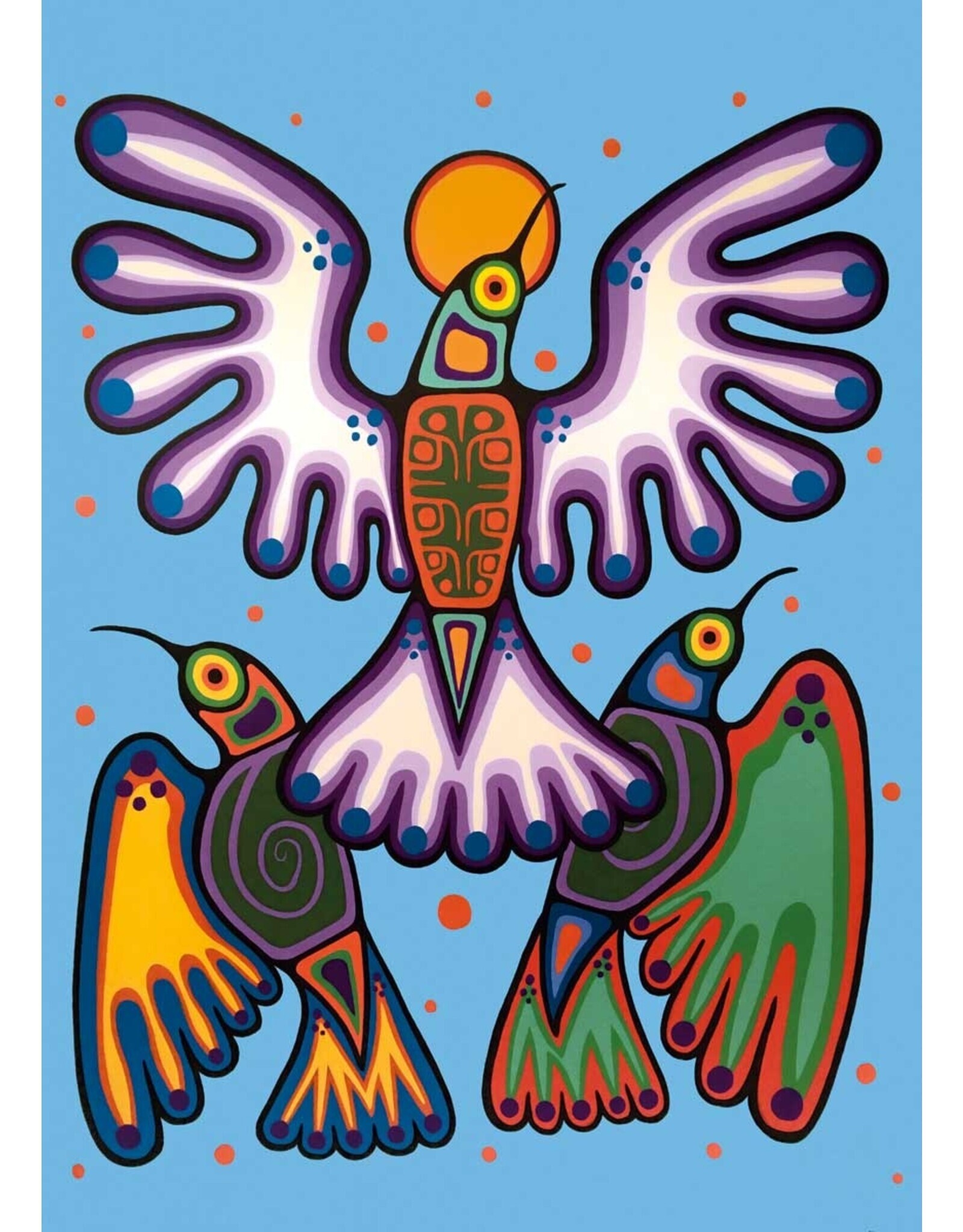 Peace, Love & Joy by Jim Oskineegish Framed