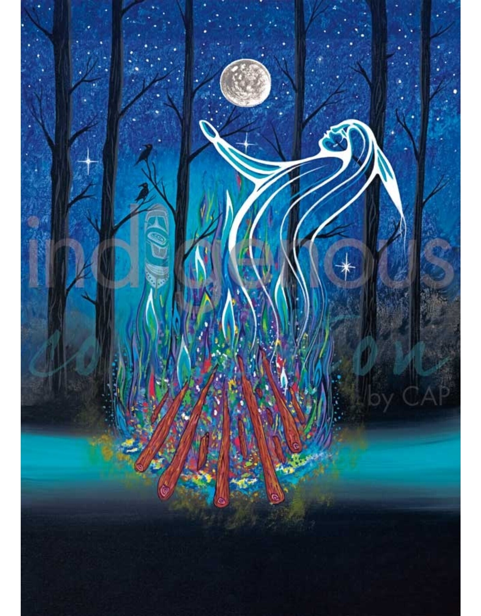 Spirit Rising par Jeffrey Red George Encadré