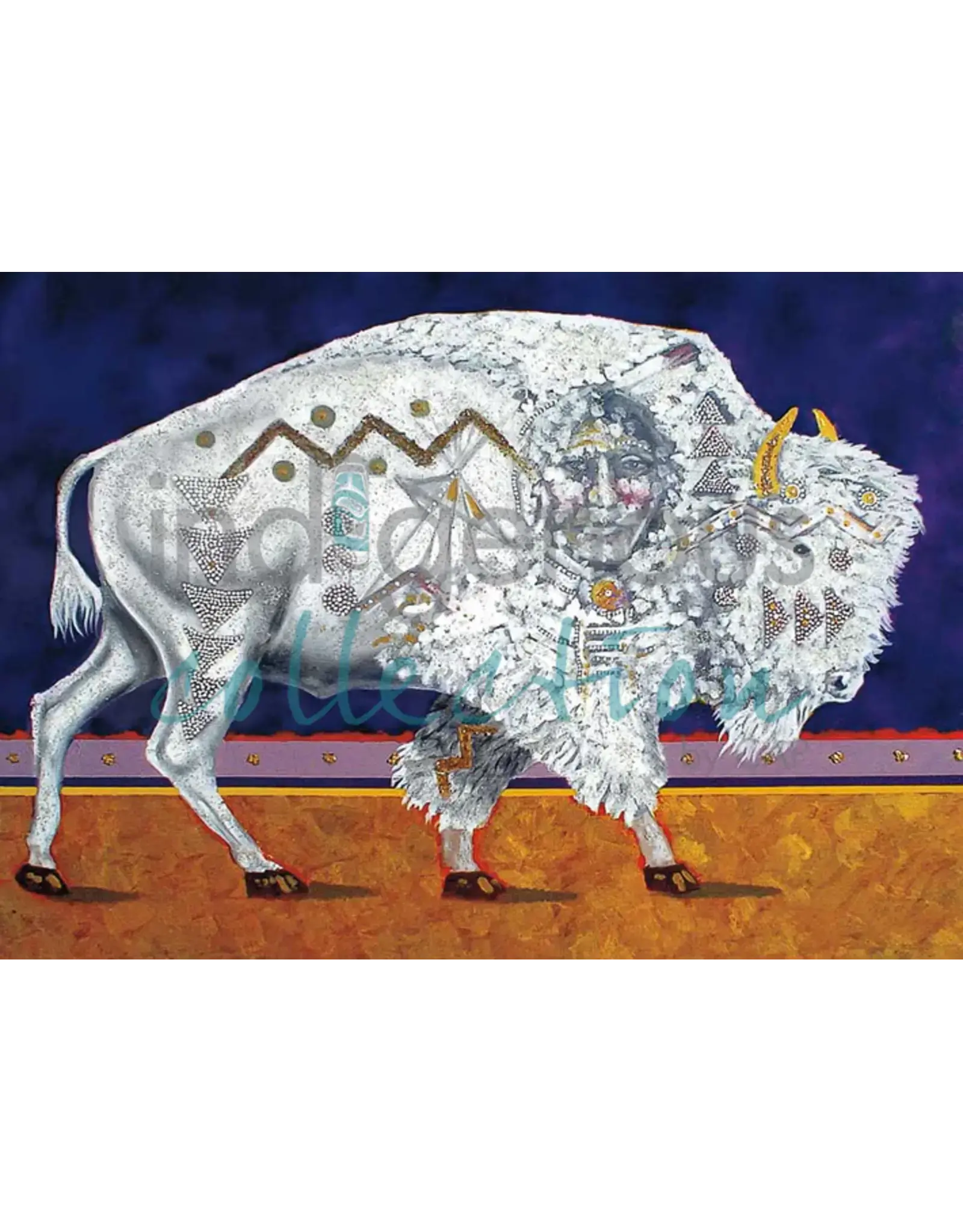 White Buffalo par John Balloue Encadré