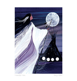 November Moon par Betty Albert Encadré
