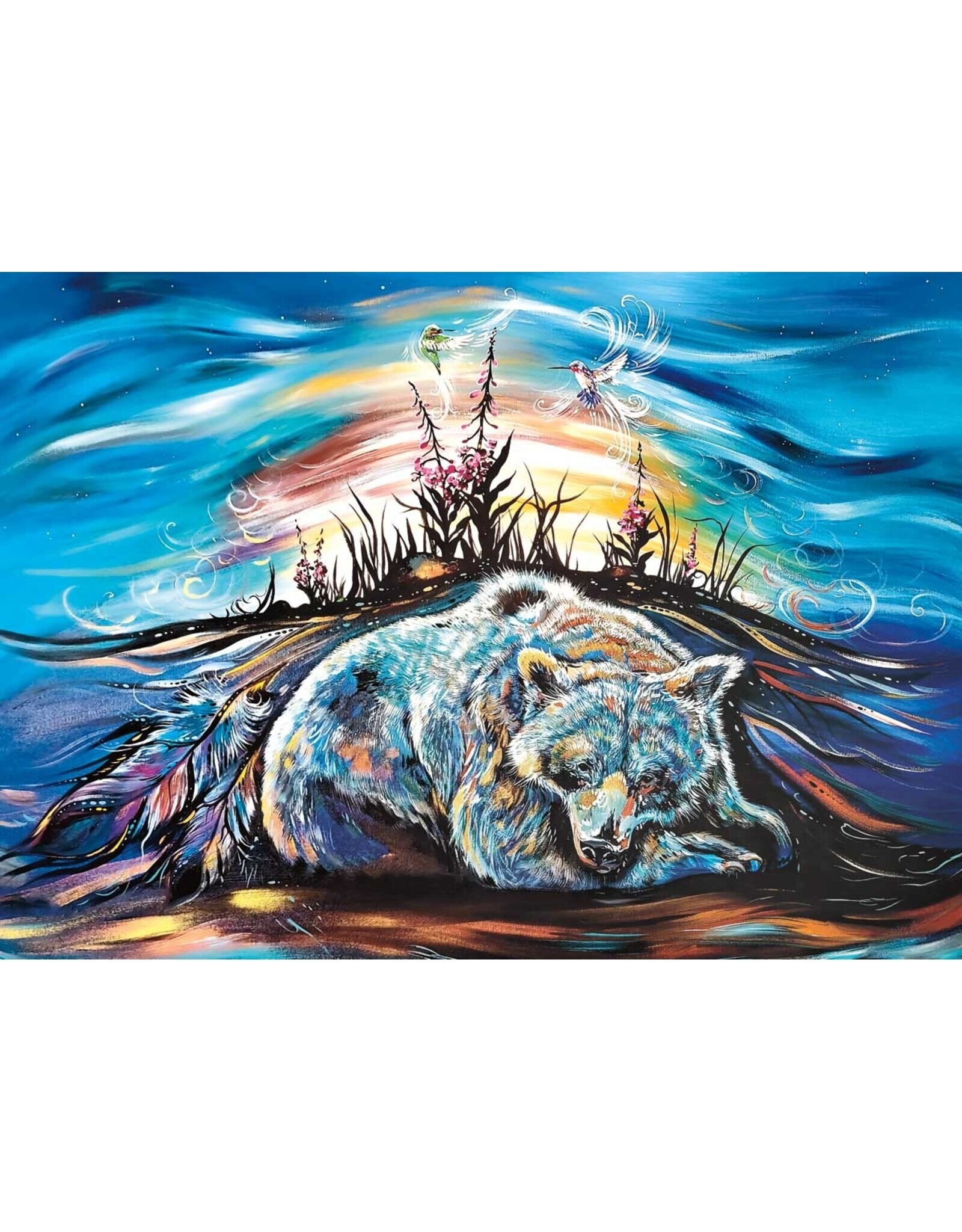 Sleepy Bear by Carla Joseph Framed