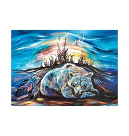 Sleepy Bear by Carla Joseph Framed