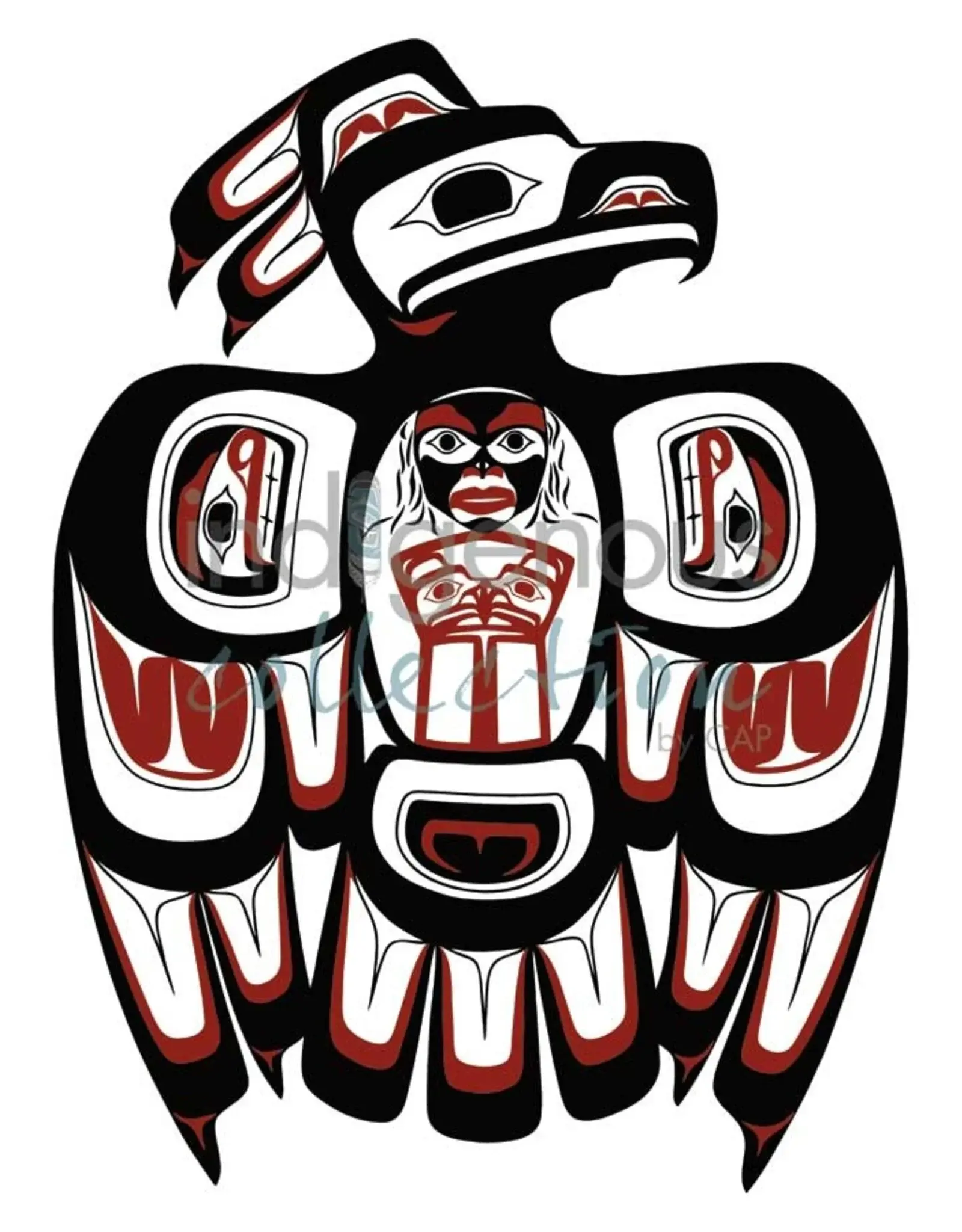 Haida Thunderbird by Clarence Mills Framed