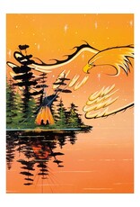 Eagle Protector by William Monague Framed