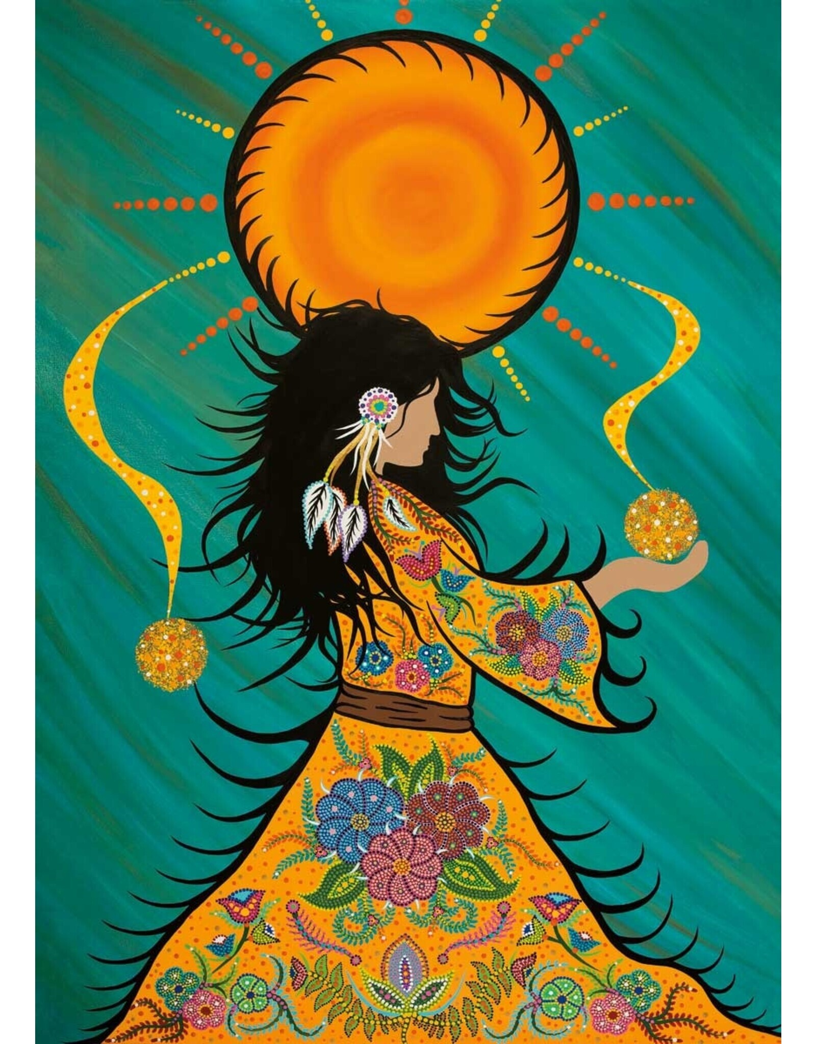 Sun Catcher par Tracey Metallic Encadré