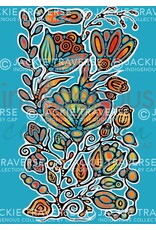 Ojibway Floral VIII par Jackie Traverse Encadré