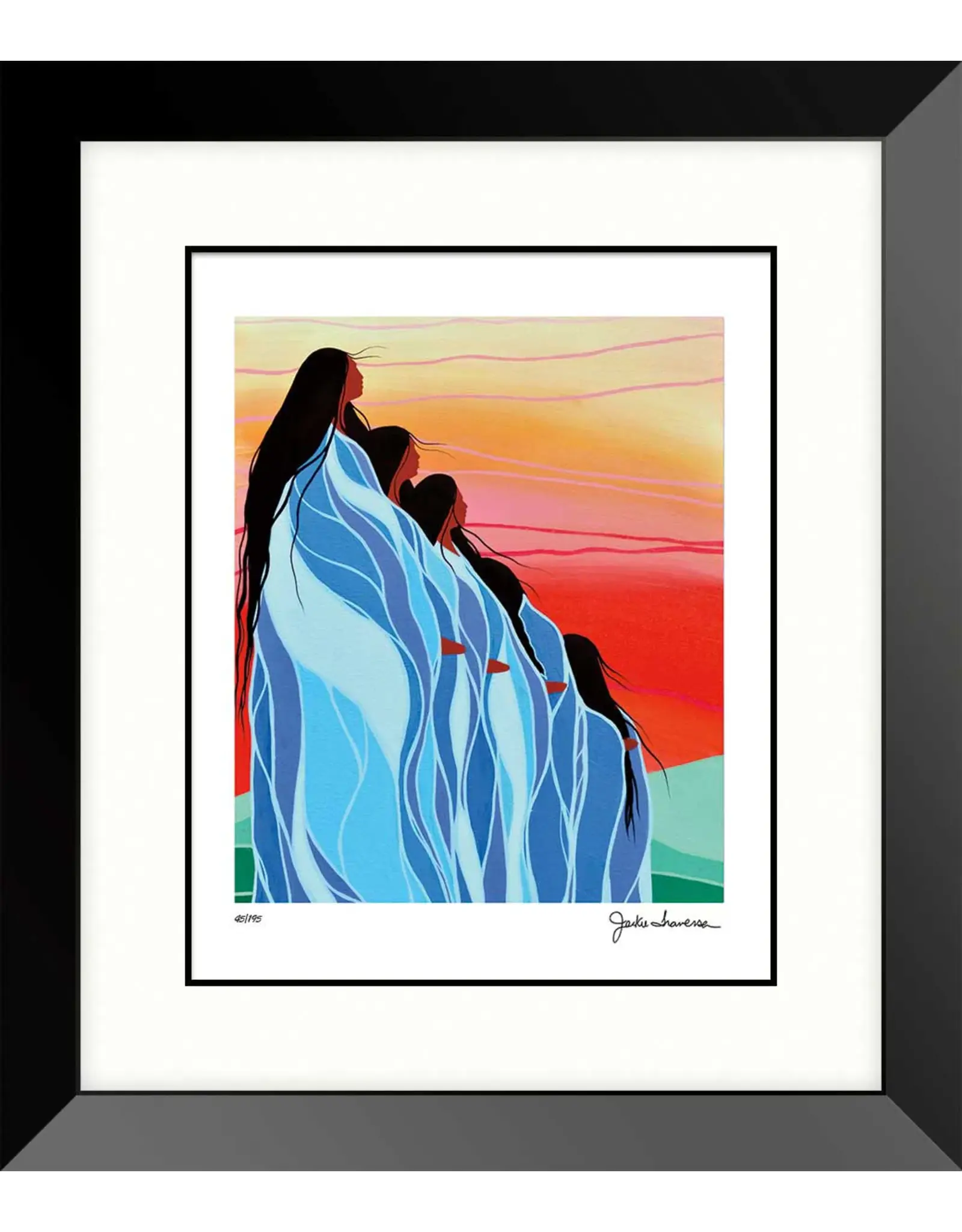 Cherish One Another by Jackie Traverse Framed Limited Edition