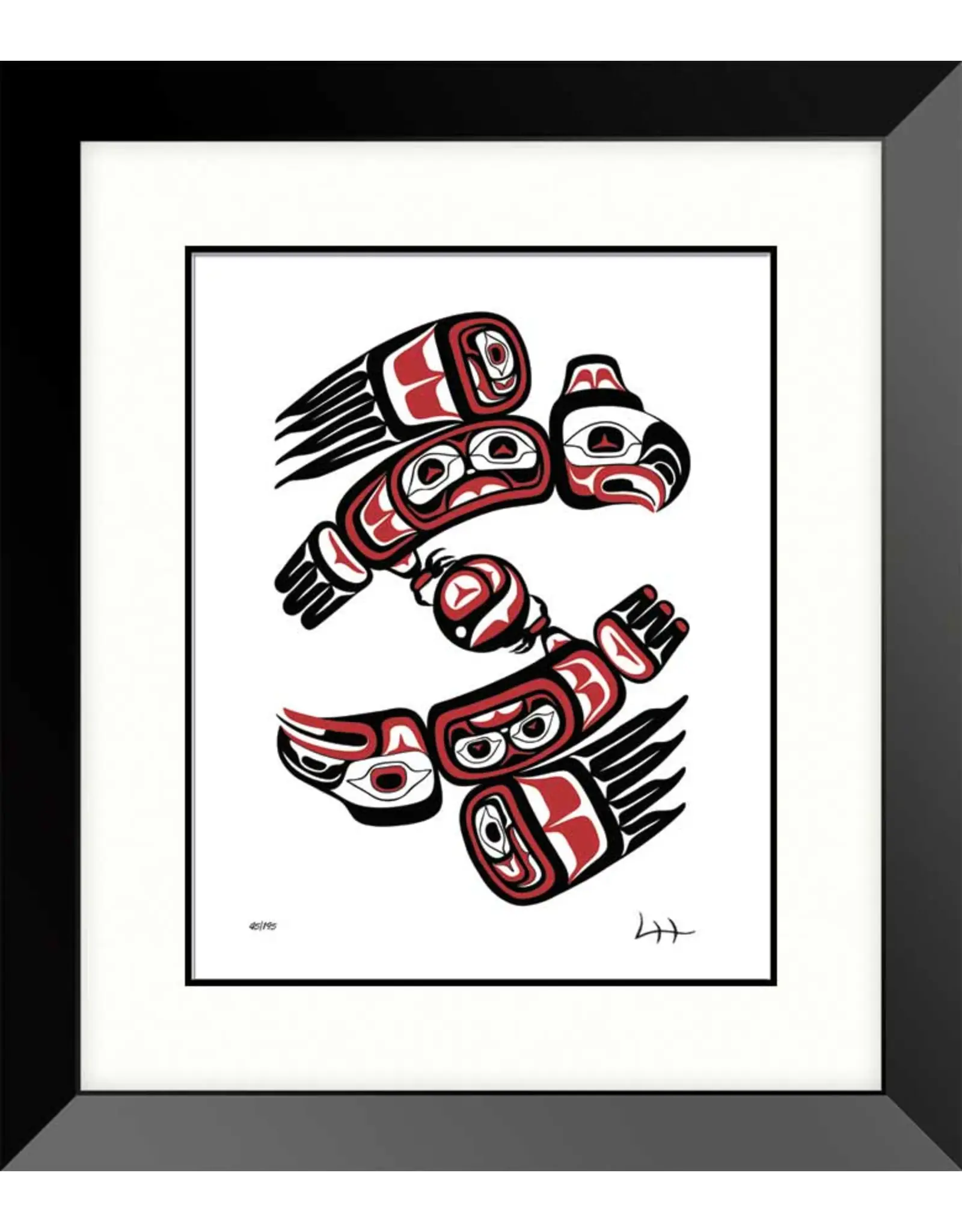 Battle For The Moon par Richard Shorty Édition Limitée Encadrée