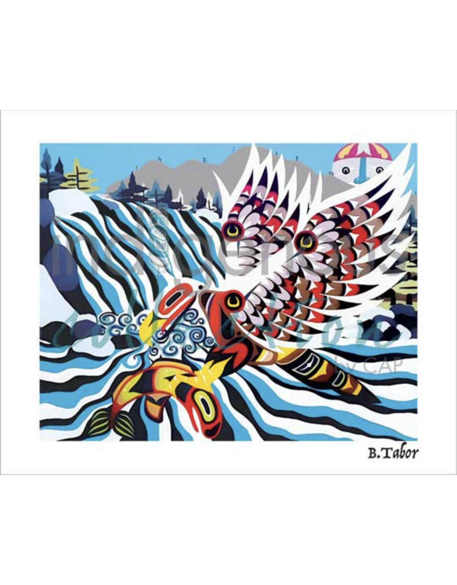 Eagle and Salmon by Brandy Tabor Limited Edition