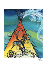Hummingbird Teepee par Carla Joseph Édition Limitée