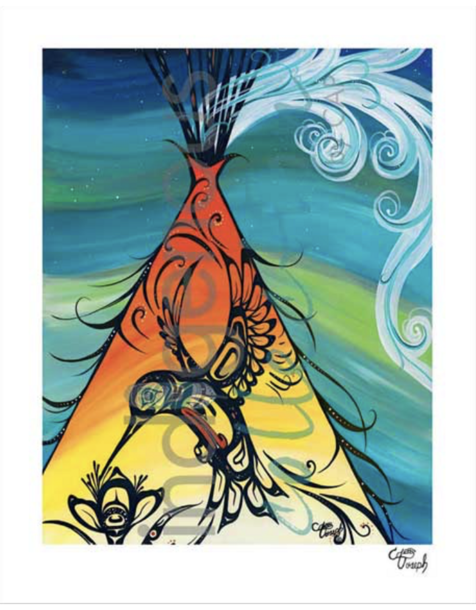 Hummingbird Teepee by Carla Joseph Limited Edition