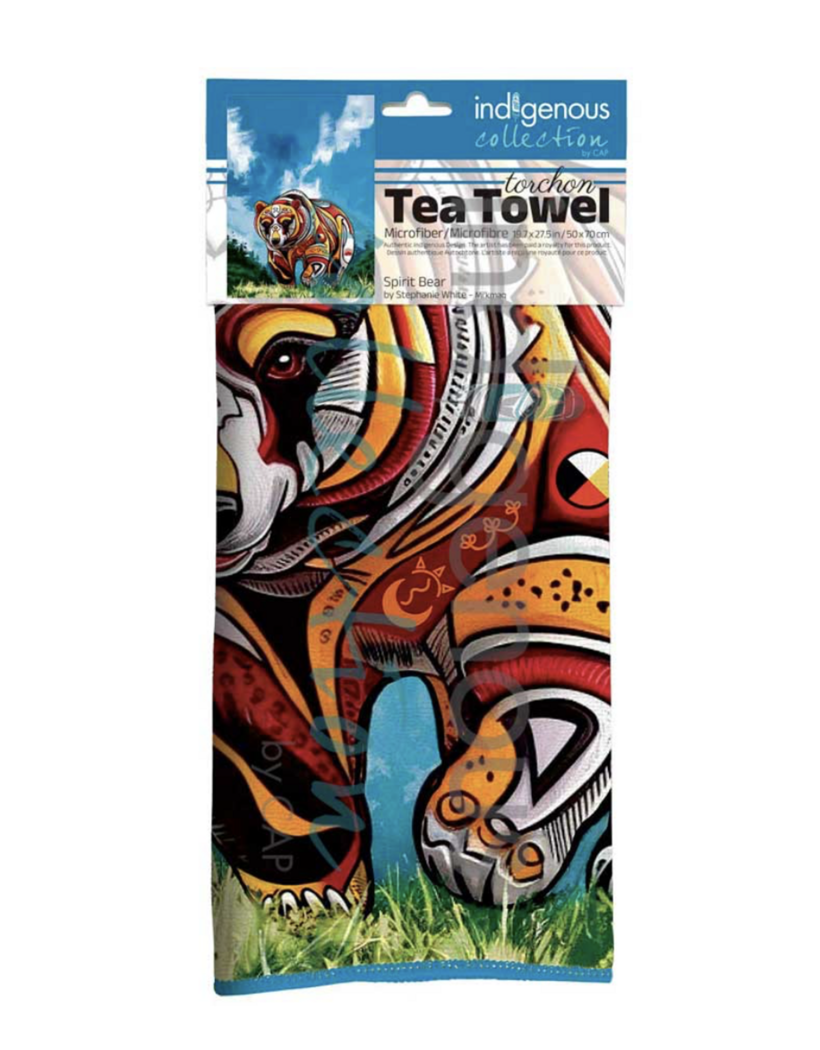 Tea Towel - Spirit Bear by Stephanie White (20842TEATOW)