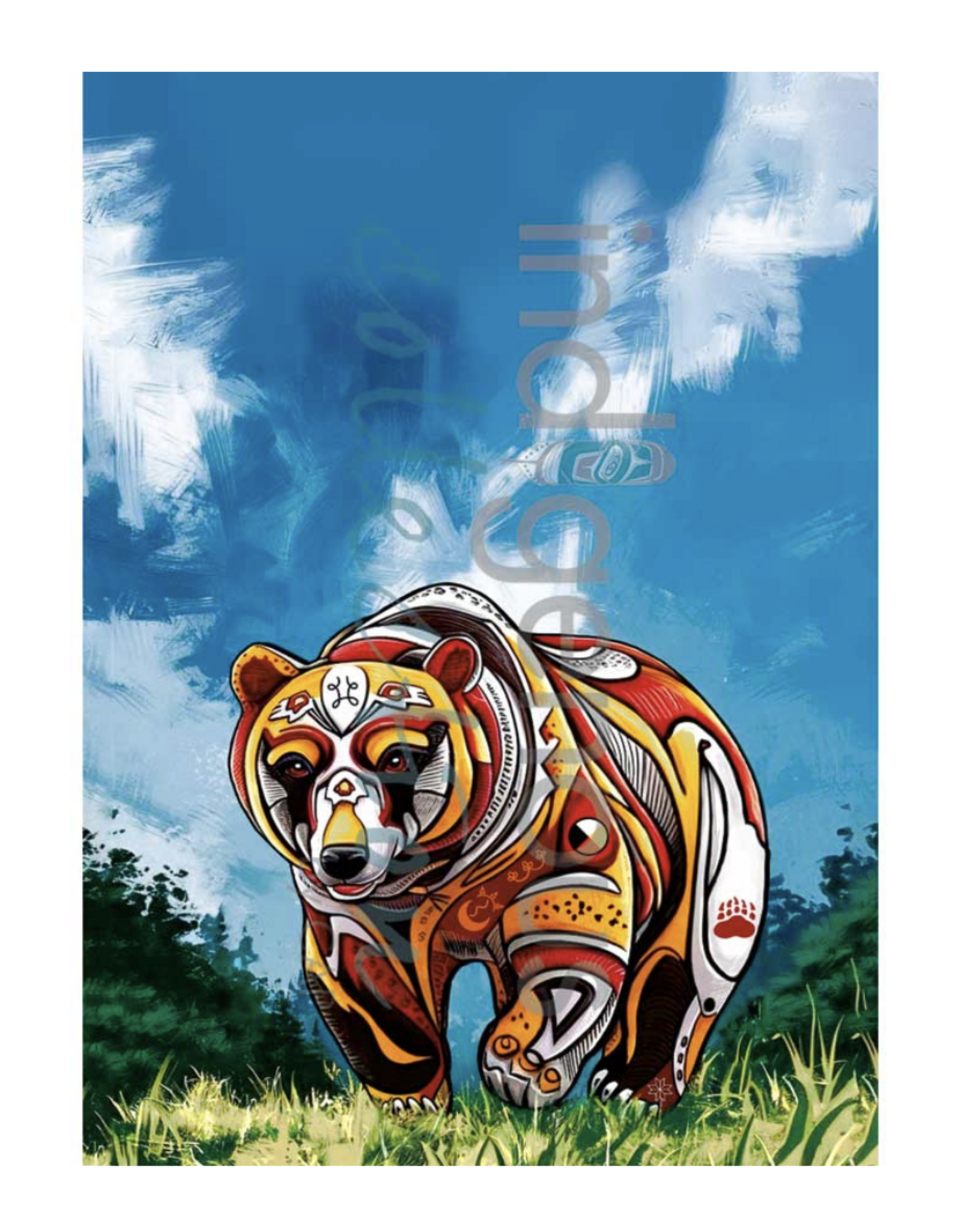 Tea Towel - Spirit Bear by Stephanie White (20842TEATOW)