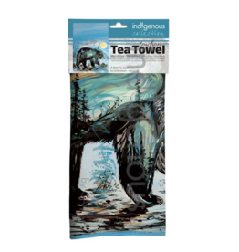 Tea Towel - A Bear's Journey by Carla Joseph
