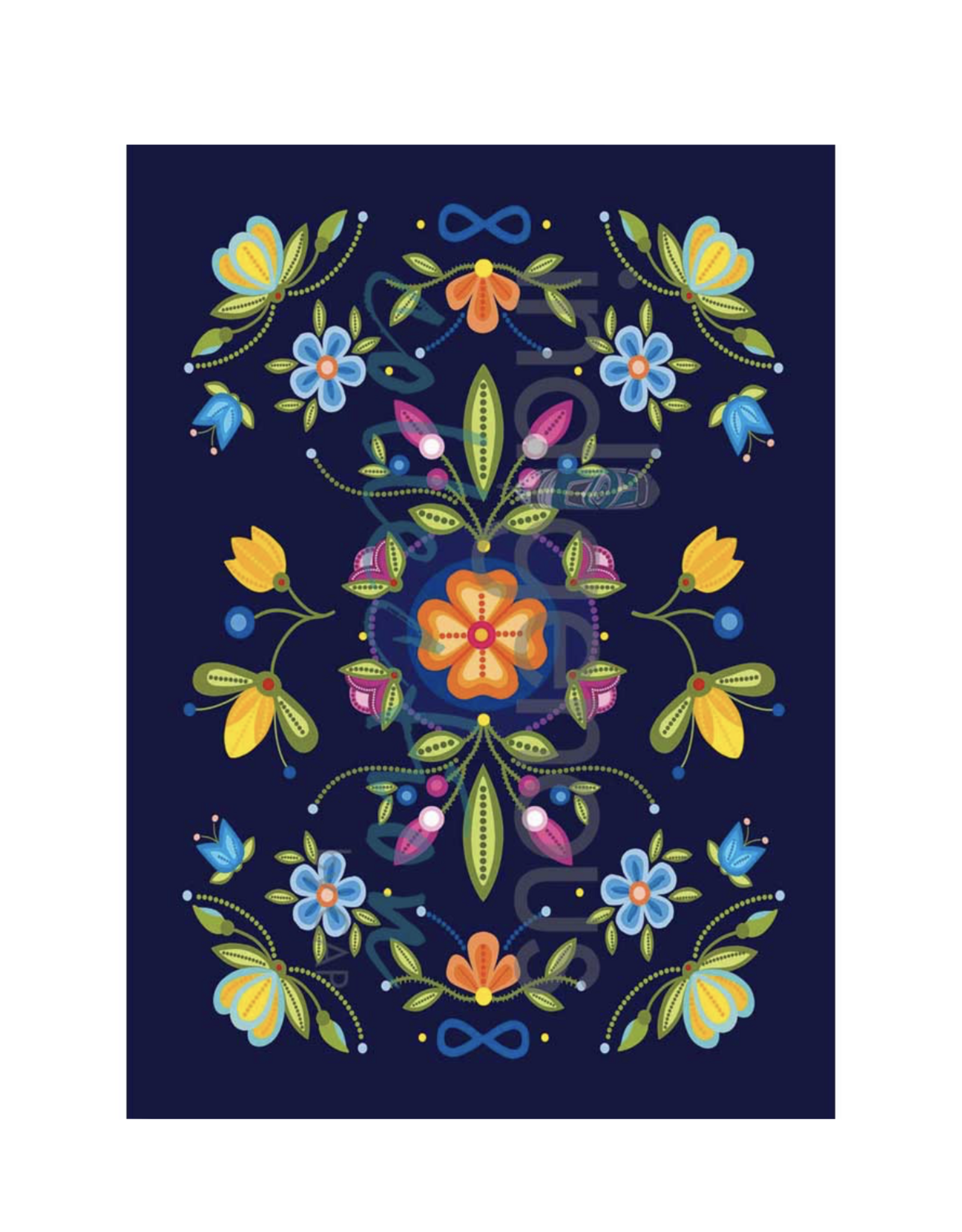 Tea Towel - Amethyst by Lisa Berry (20921TEATOW)