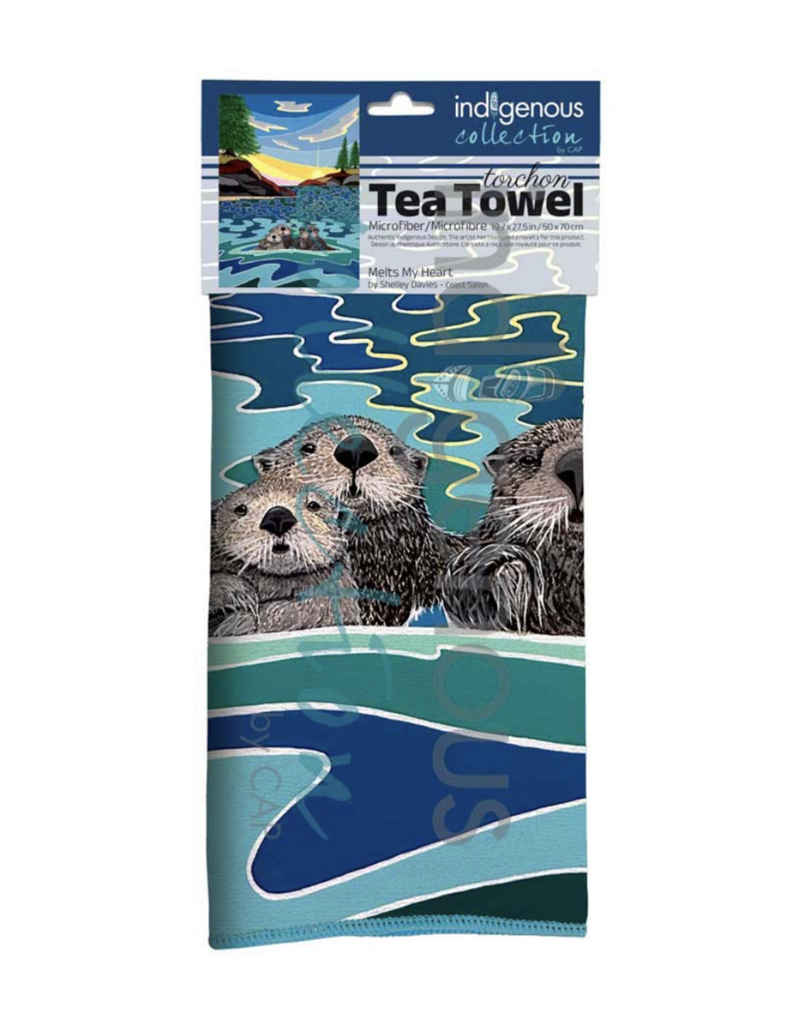 Tea Towel - Melts my Heart by Shelley Davies  (20547TEATOW)
