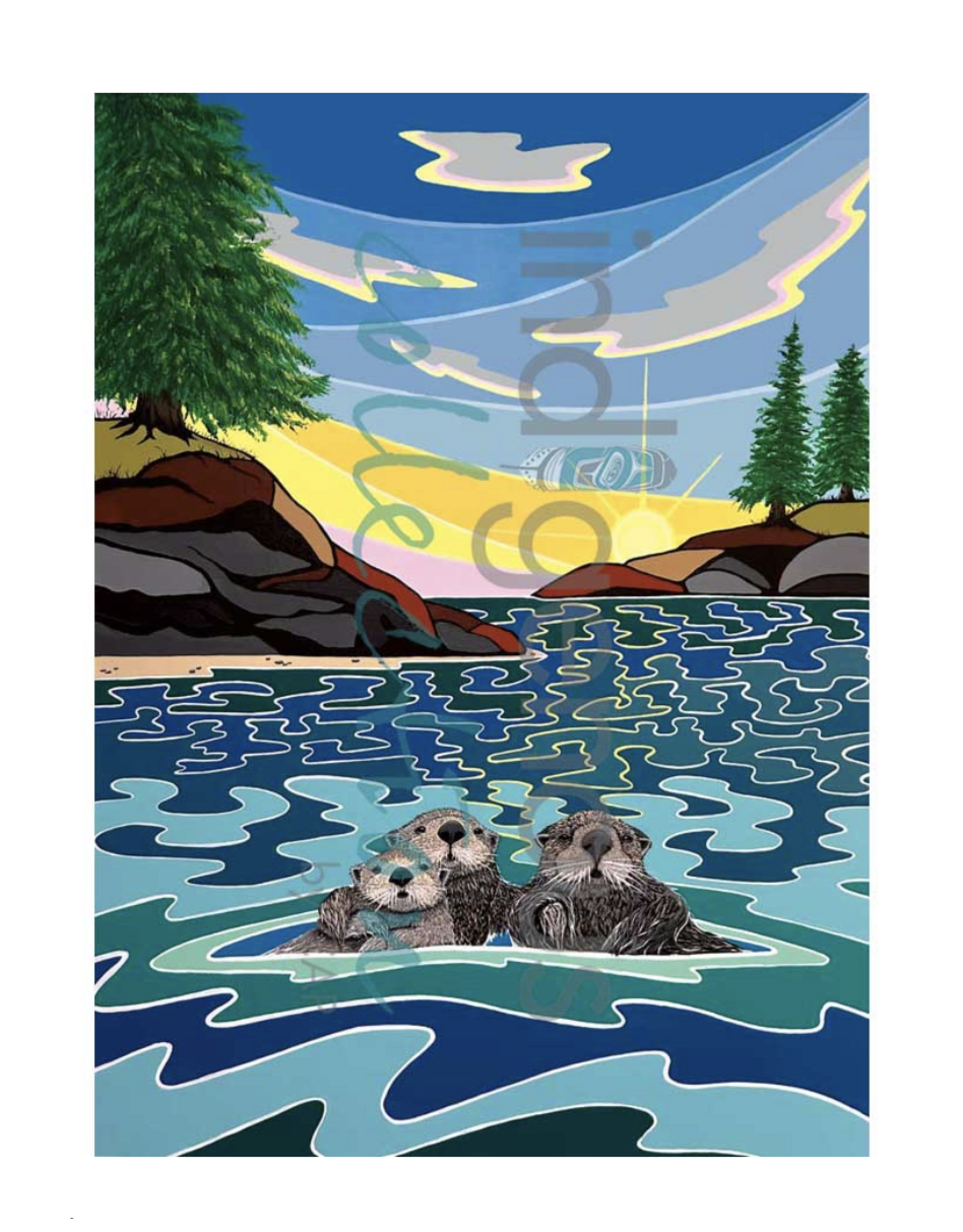 Tea Towel - Melts my Heart by Shelley Davies  (20547TEATOW)