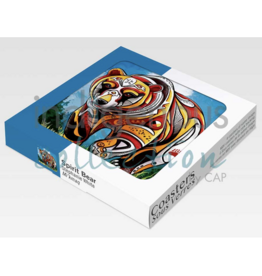 Ensemble de Sous-verres "Spirit Bear" par Stephanie White