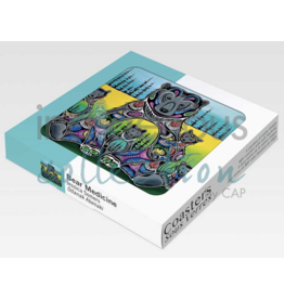 Ensemble de Sous-verres "Bear Medicine" par Jessica Somers