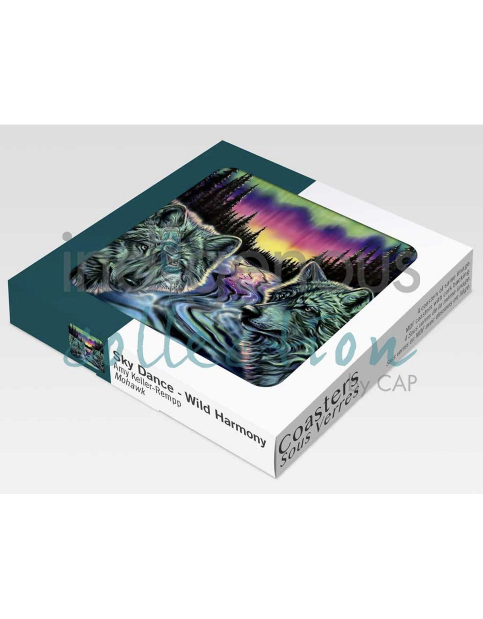 Sky Dance-Wild Harmony by Amy Keller-Rempp Coasters Set