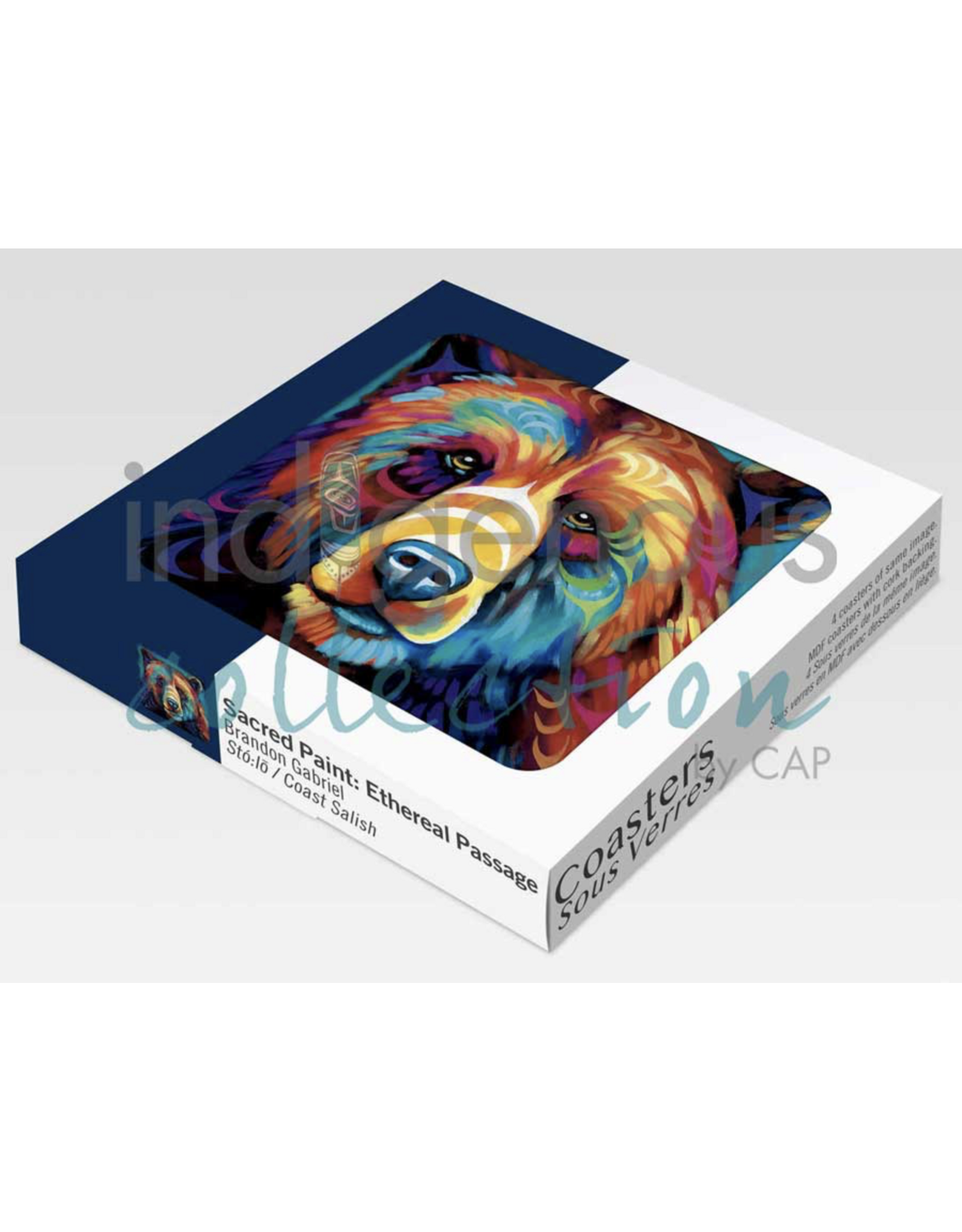 Sacred Paint by Brandon Gabriel Coasters Set (x4)