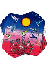 Ensemble de Sous-verres Ancestors par Jeffrey Red George (x4)