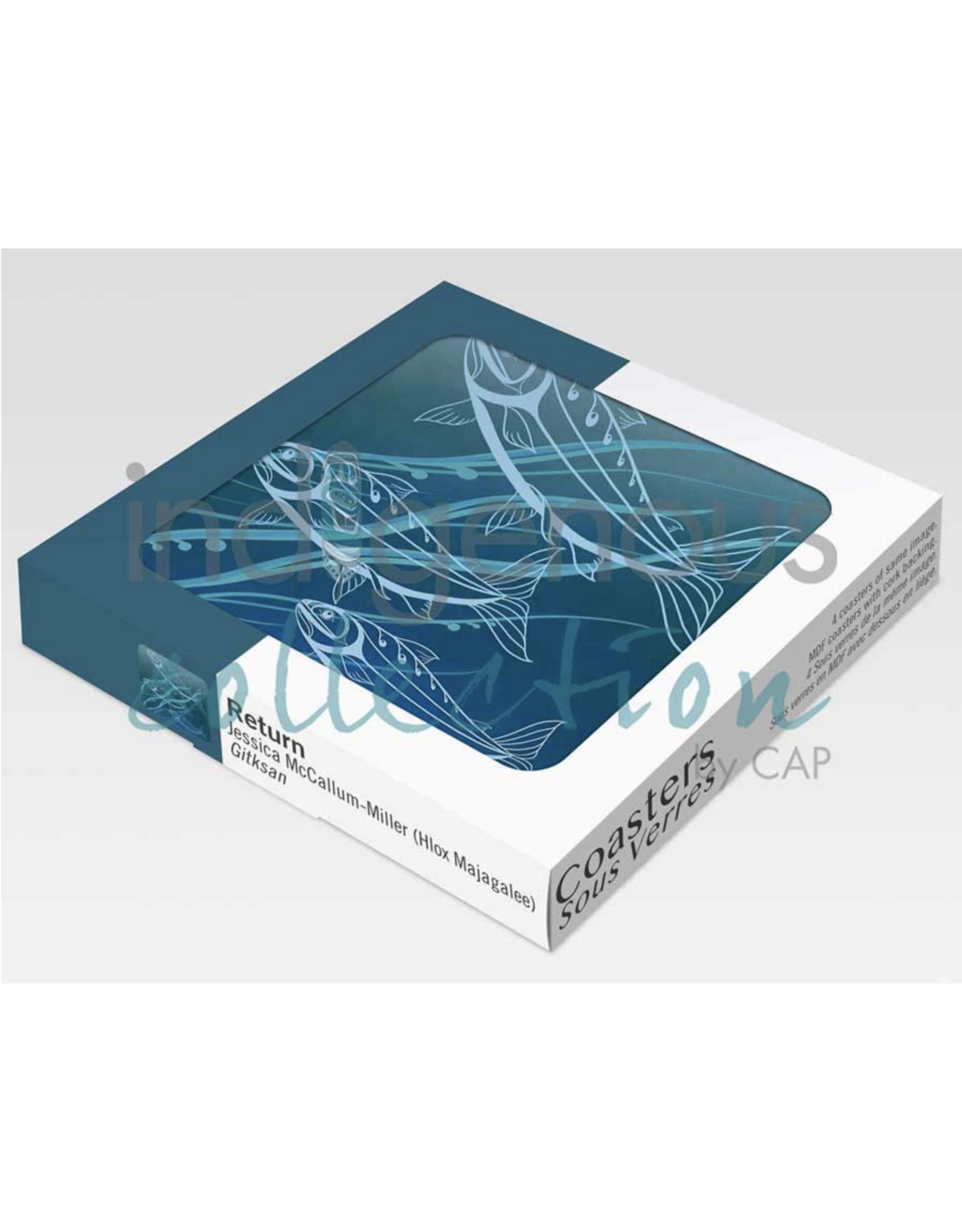 Return by Jessica McCallum-Miller Coasters Set (x4)