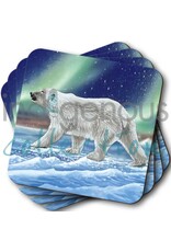 Ocean's Edge by Ronnie Simon Coasters Set (x4)