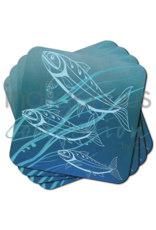 Ensemble de Sous-verres "Return" par Jessica McCallum-Miller (x4)