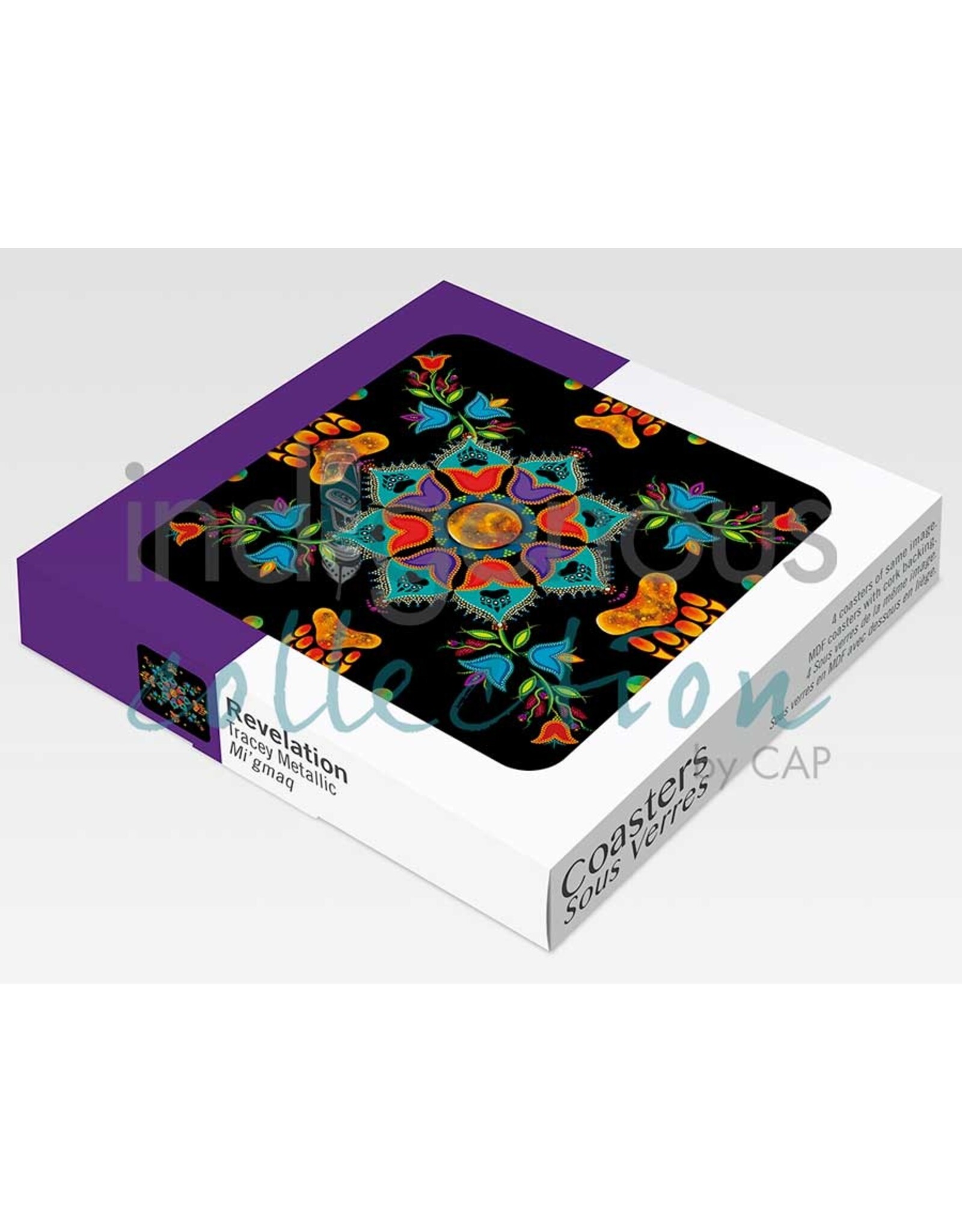 Revelation by Tracey Metallic Coasters Set (x4)