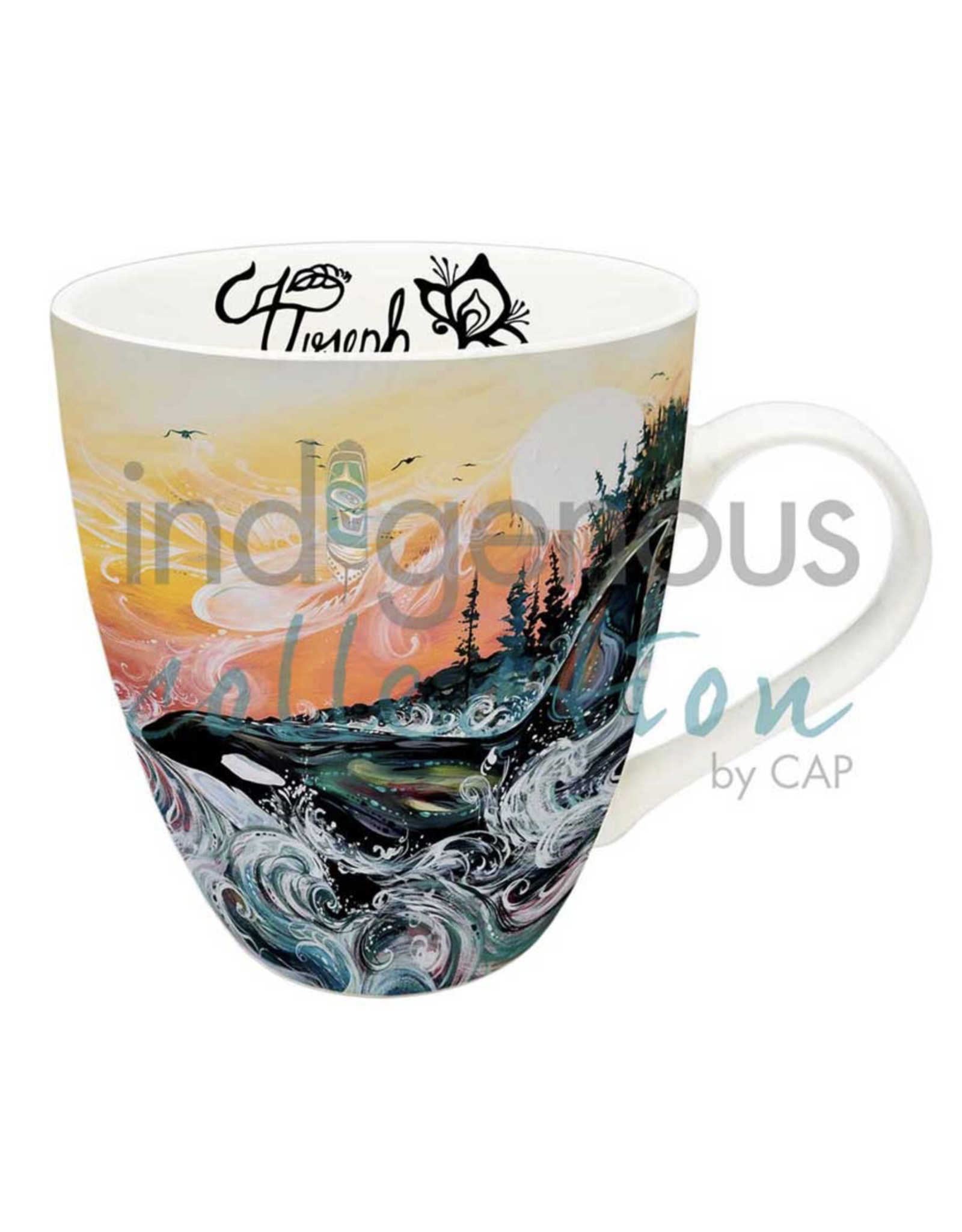 Killer Whale Sunset by Carla Joseph Mug - 20290MUGS