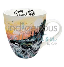 Tasse "Killer Whale Sunset" par Carla Joseph