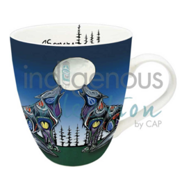 Howling Duo by Jessica Somers Mug