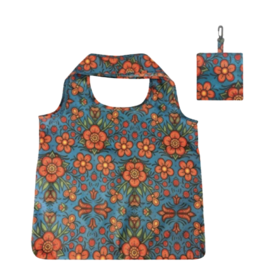 Folding Shopping Bag - Prairie Beadwork