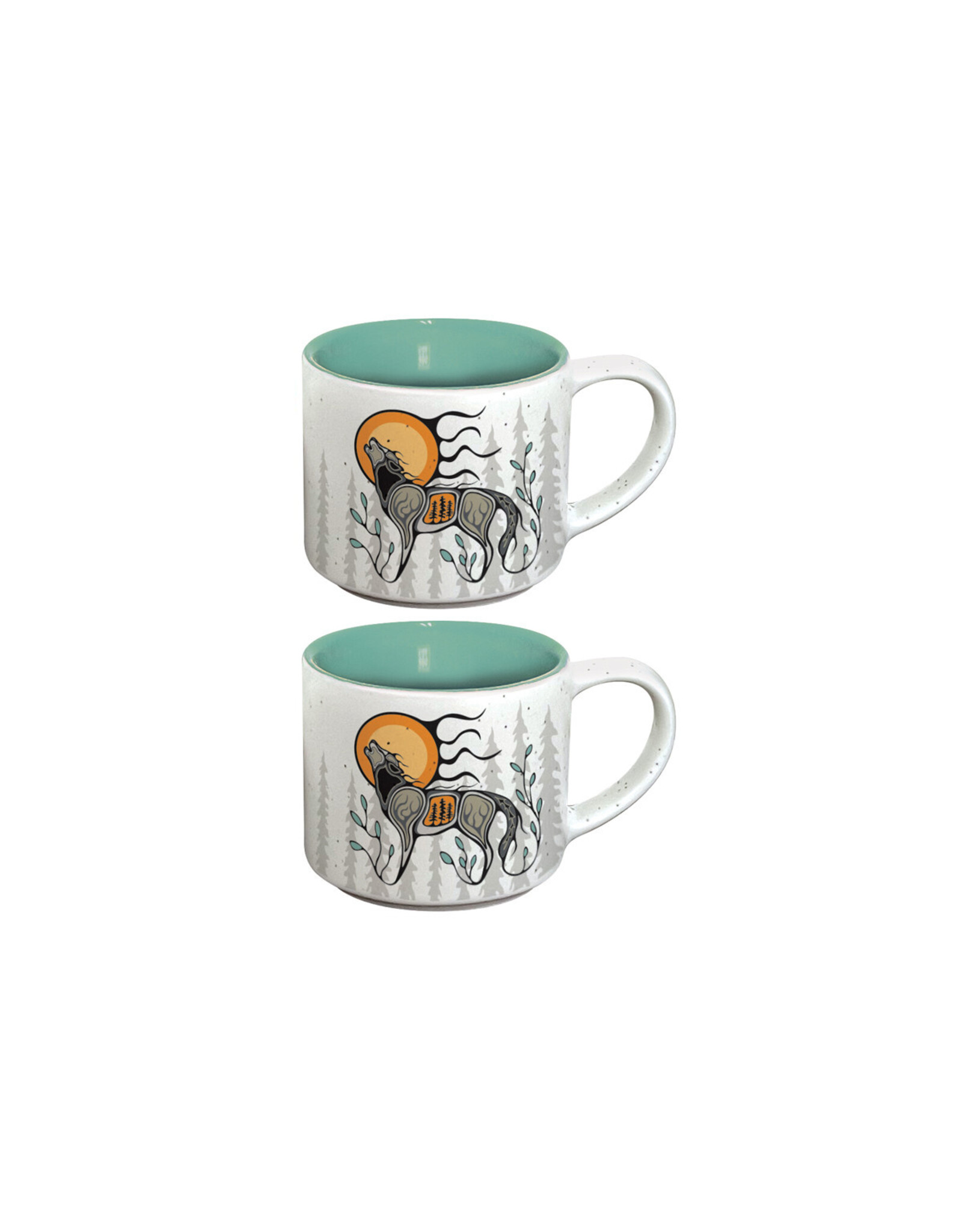 Tasse à Espresso (Wolf) - Ensemble de 2 (CESMUGS28)