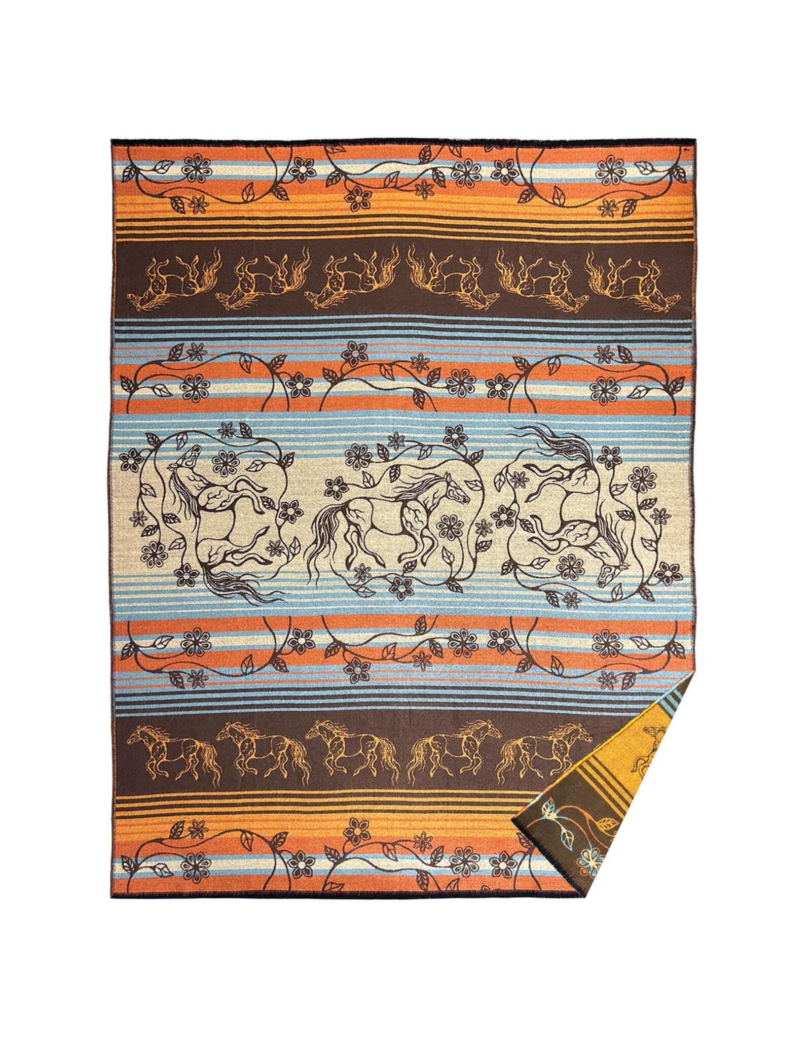 Woven Blanket - Horse by Storm Angeconeb (BWV24)