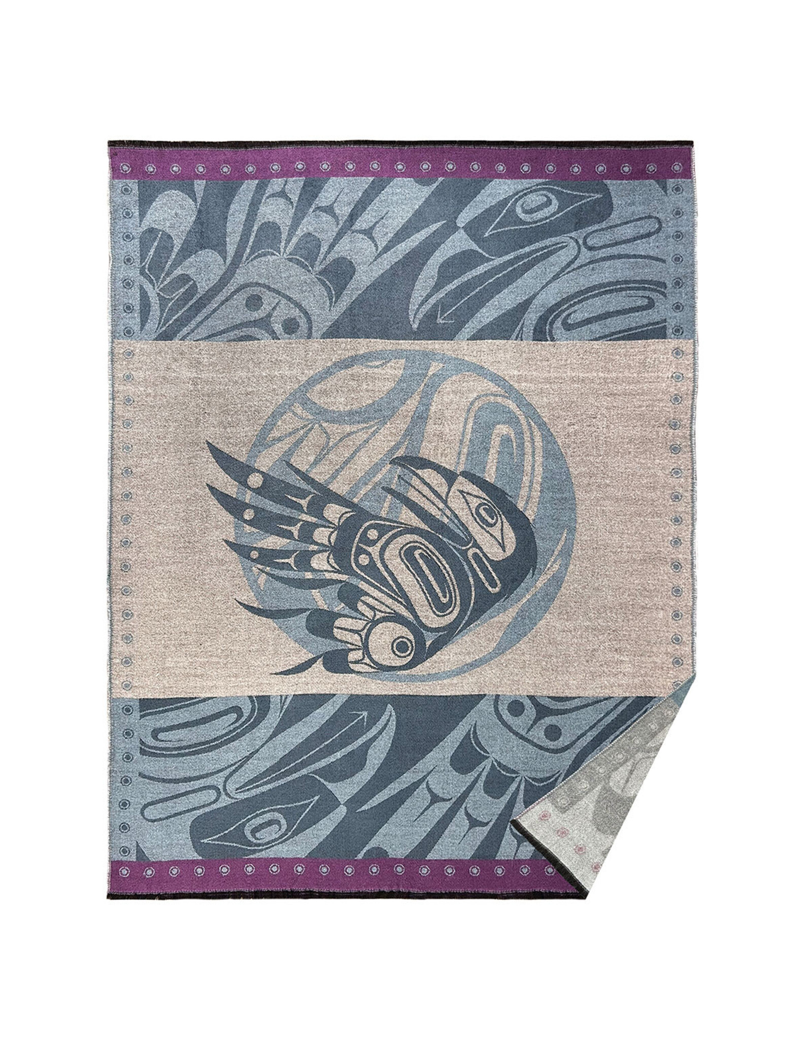 Woven Blanket - Raven Moon by Allan Weir (BWV23)