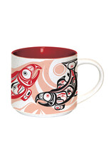 Ceramic Mug - Salmon by Corey Bulpitt (CMUG39)