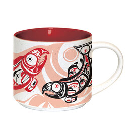 Ceramic Mug - Salmon by Corey Bulpitt