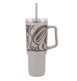 Insulated Tumbler with Straw (40oz) - Eagle